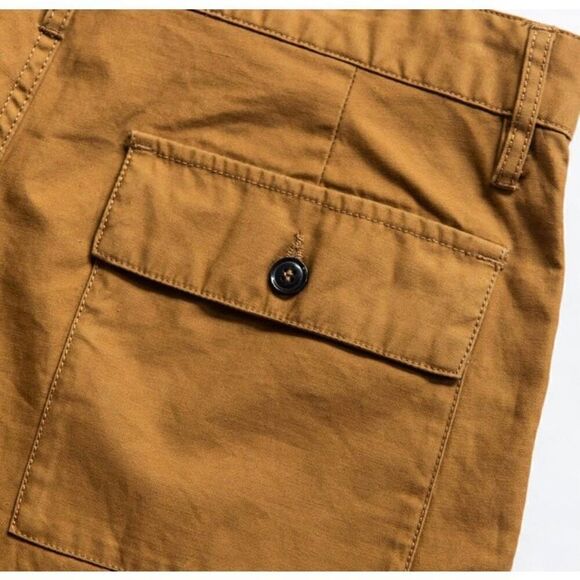 Taylor Stitch The Trail Short in Tobacco brown men’s retro 28 NEW - Picture 9 of 12